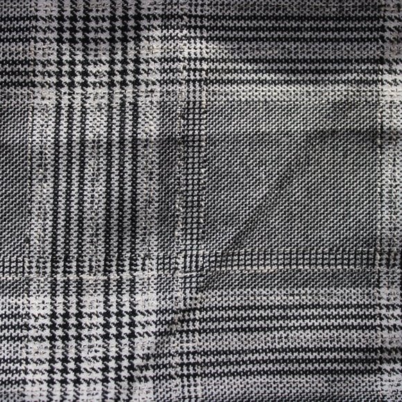 Banana Republic Pleated High Waist Grey Plaid Trousers - Picture 10 of 10